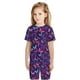 thumbnail image 5 of Balery Bright Purple Butterflies Conjunto de Pijama Infantil de Manga Corta con Estampado – Ropa de Dormir de Algodón Suave-Large, 5 of 5