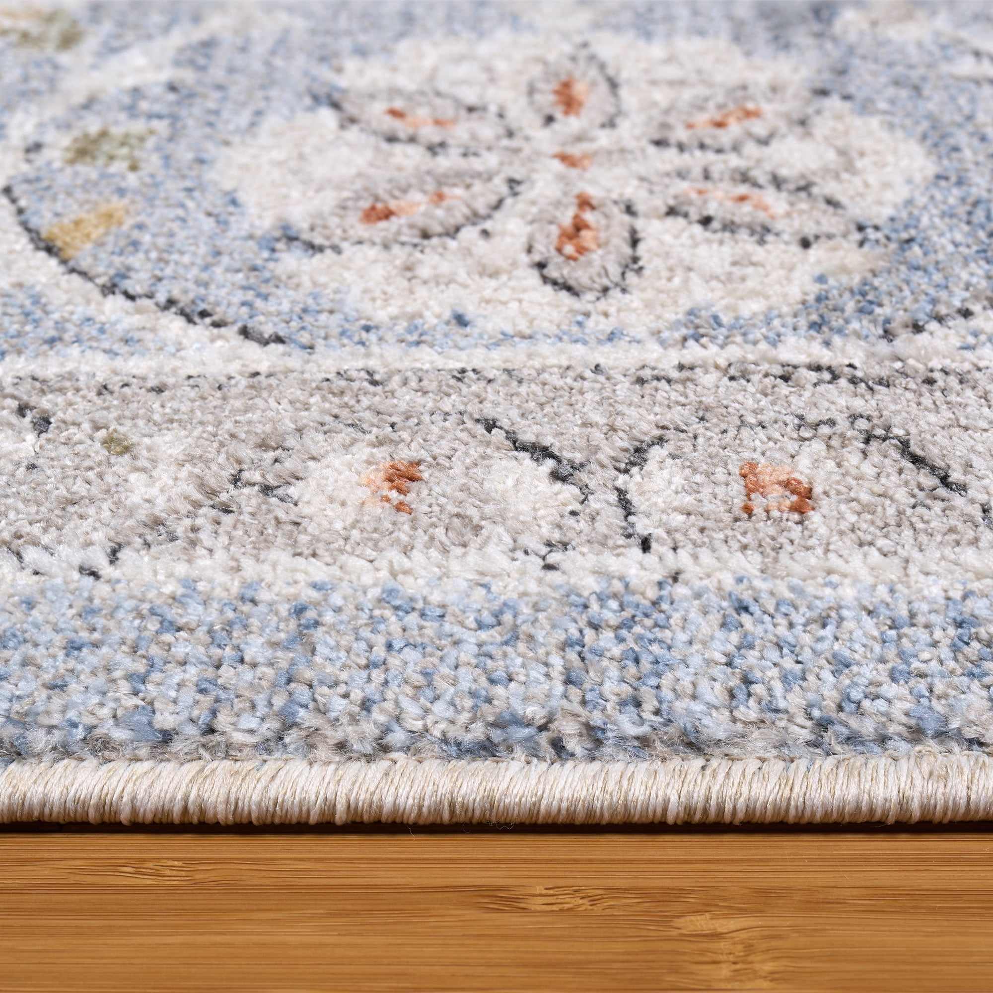 Paradis Orbis Traditional Oriental Blue Area Rug, 6x9