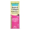 Spring Valley Biotin & Collagen, 15,000 mcg Fast Acting Liquid Supplement, 2 fl oz