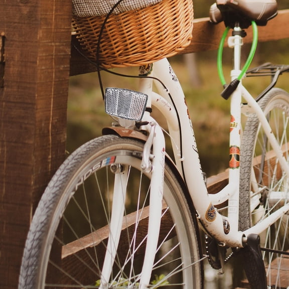 HEALEEP 1Set Bike Rear Reflector 4.7x1.6in White for Cyclists Cycling Accessories