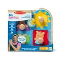 thumbnail image 5 of Melissa & Doug® Ms. Rachel™ Wooden Peek-a-Boo Jumbo Peg Puzzle, 4-Piece with Mirror, Toddler Toys Ages 1+ Years, 5 of 10