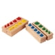 thumbnail image 4 of Juego de mesa de bloques de cilindros con perillas de juguete Montessori, bloques de escalera de cilindros de madera educativos para juguetes, 4 of 9