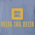 thumbnail image 3 of CafePress - Delta Tau Delta Gold Stacked Signature T Shirt - Womens Comfort Colors® Shirt, 3 of 4