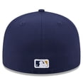 thumbnail image 4 of Men's New Era  Navy Milwaukee Brewers 2025 Jackie Robinson Day 59FIFTY Fitted Hat, 4 of 5