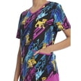 thumbnail image 4 of Scrubstar Women's Disney Lion King "Pattern Pride" V-Neck Print Scrub Top WM32T745LE, 4 of 5