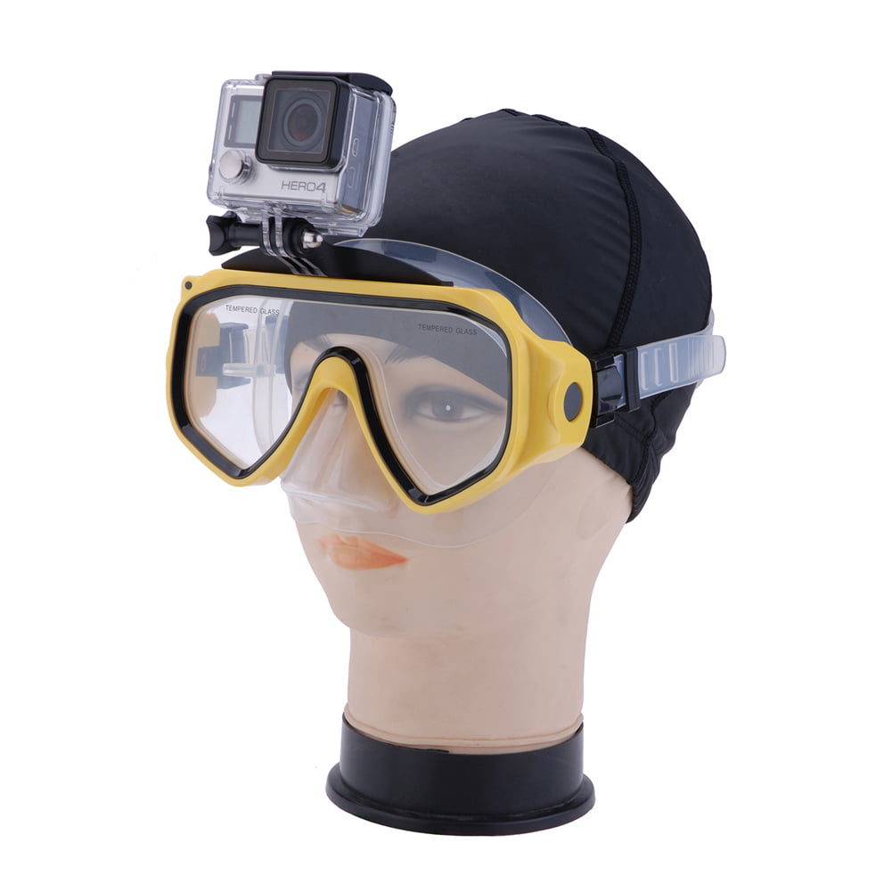 Scuba Diving Mask Goggles Snorkeling with Storage Case for Gopro XiaoYi Camera 