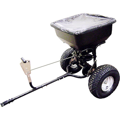 Precision 130Pound TowBehind Broadcast Spreader with 10' 12' spread