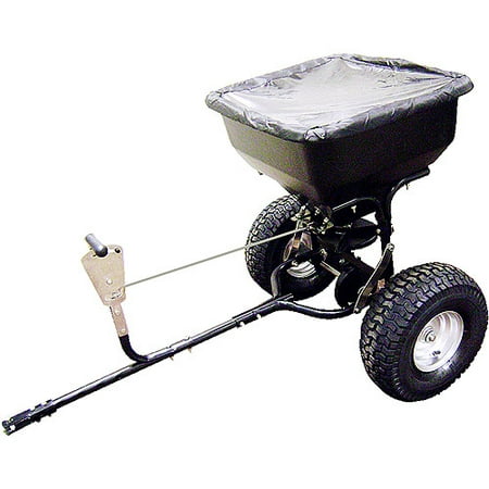 Precision 130-Pound Tow-Behind Broadcast Spreader with 10' - 12' spread