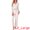 Apricot, variant on DARING DIVA Women's Pajama Sets Cherry Print Ruffled Long Sleeve Top and Pants S Pink