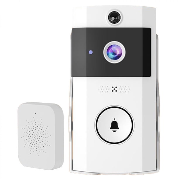 Timbre de puerta de seguridad inteligente inalámbrico con control remoto, timbre visual inteligente para el hogar, audio bidireccional, detección de movimiento, visión nocturna de alta