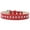 Red, variant on Sprinkles Ice Cream Dog Collar Pearl And Red Crystals Size Size 18 Silver