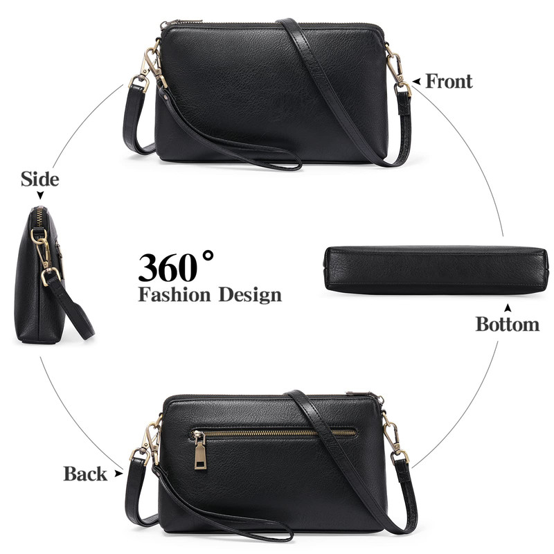 Gaekeao RFID Blocking Leather Crossbody Bag photo 4