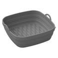 thumbnail image 1 of Huayishang Accessoires pour Friteuses à Air Chaud Carrés Doublures en Silicone pour Friteuse à Air Chaud Double Doublures de Panier Réutilisables Pot en Silicone Rectangulaire Accessoires pour Friteuse à Air, 1 of 8