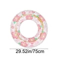 thumbnail image 3 of WWC Flower Pool Float, 29 inch Glitter Inflatable Blossom Swim Ring, Extra-Thick PVC Floatie for Adults and Kids, Summer Water Party Decor, 3 of 7
