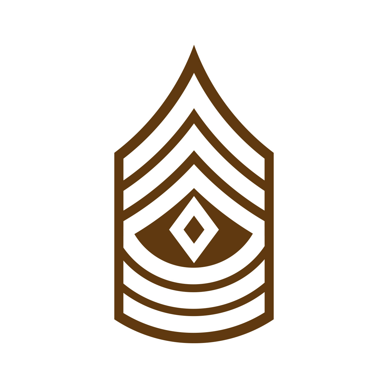 Army Staff Sergeant E-6 Insignia Decal – 3 Inch Vinyl Sticker, Made In USA, Bonus American Flag Sticker