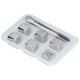 thumbnail image 1 of 6 PIEZAS DE PIEDRA PARA WHISKY CON CAJA DE ALMACENAMIENTO Cubo de Hielo de Acero Inoxidable Rocas de Whisky Reutilizables Inofensivas, 1 of 10