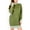 Olive Green, variant on Women's Sweater Dress with Cozy Fit and Stylish Design - Medium, Pink
