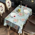thumbnail image 2 of Pioneer Flower Floral Print Pattern Rectangle Tablecloth 60"x120", Waterproof Polyester Table Cloth, Wipeable Spillproof for Dining Camping Indoor Outdoor, 2 of 6