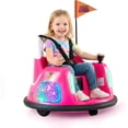 thumbnail image 1 of OLAKIDS 12V Kids Bumper Car with Parent Remote Control, 5-Point Harness, 360° Spin, LED Lights & Music, Toddlers Ride On Toy for Ages 1.5-6, 1 of 9