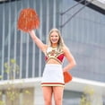 thumbnail image 5 of 12pcs Cheerleading Pom Poms With Cozy Handle, Adorable Cheer Plastic Poms Pompoms Cheerleader Pom Poms For Kids Adults Cheering Squard Team Spi, 5 of 5