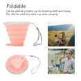 thumbnail image 3 of Taza de viaje plegable conveniente taza plegable de silicona de 270 ml con tapa para exteriores ANGGREK  Otros, 3 of 8