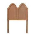 thumbnail image 3 of Baxton Studio Tobin Classic Panel Back Support Engineered Wood Headboard, Twin, Ash Walnut, 3 of 6