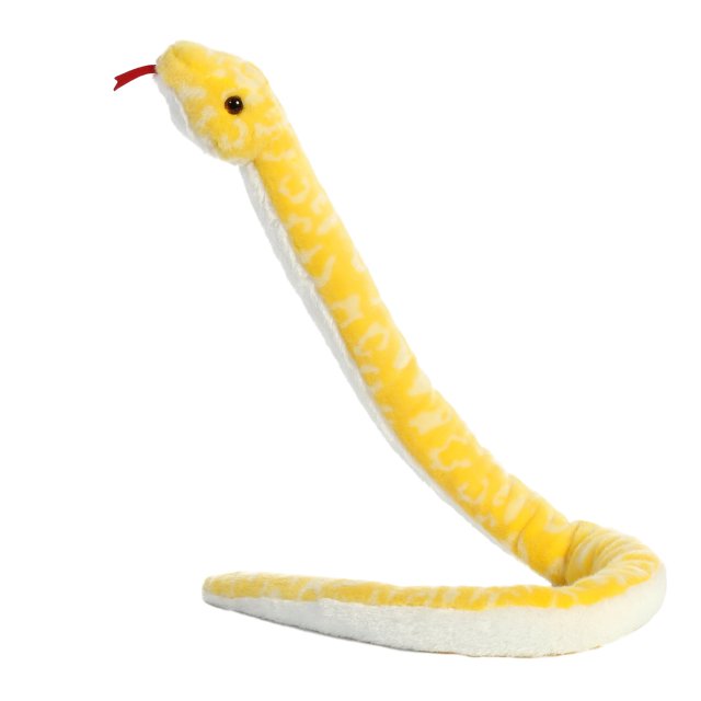 Aurora Stuffed Animals Snakes-Albino Burmese Python50"