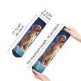 thumbnail image 4 of Pofeuu Starry Sky Cloud Dog Print 30cm Socks, Adult Running Hiking Socks for Youth and Adult, 4 of 7