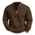 thumbnail image 3 of WOYY Toddler Boys Casual Active Sweatshirt Half Zip Long Sleeve Pullover Shirt, Sizes 4-5T, 3 of 3