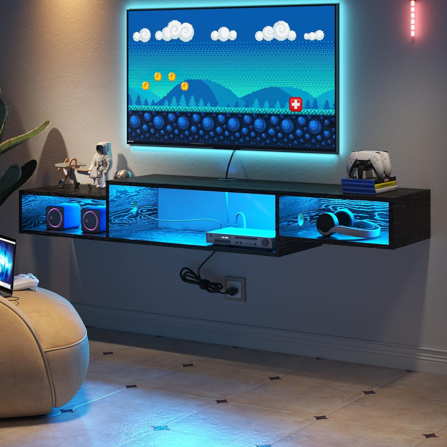 60 floating tv stand discount
