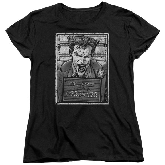 Batman - Joker Inmate - Women's Short Sleeve Shirt - Small