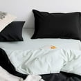 thumbnail image 2 of 2 Pack Microfiber Pillow Cases, 1800 Super Soft Pillowcases with Envelope Closure, Wrinkle, Fade and Stain Resistant Pillow Covers 20" x 36" Black, 2 of 6