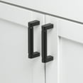 thumbnail image 3 of GlideRite 3-3/4 in. 96mm Center to Center Smooth Bar Pull, Matte Black, 3 of 4