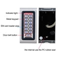thumbnail image 4 of Lector de tarjetas de metal con teclado de control de acceso IP68 a prueba de agua, 4 of 7