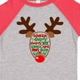 thumbnail image 4 of Inktastic Christmas Reindeer Face with Names and Red Nose Boys or Girls Toddler T-Shirt, 4 of 5