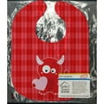 thumbnail image 2 of Cupid Monster Angel on Plaid #3 Baby Bib, 2 of 2
