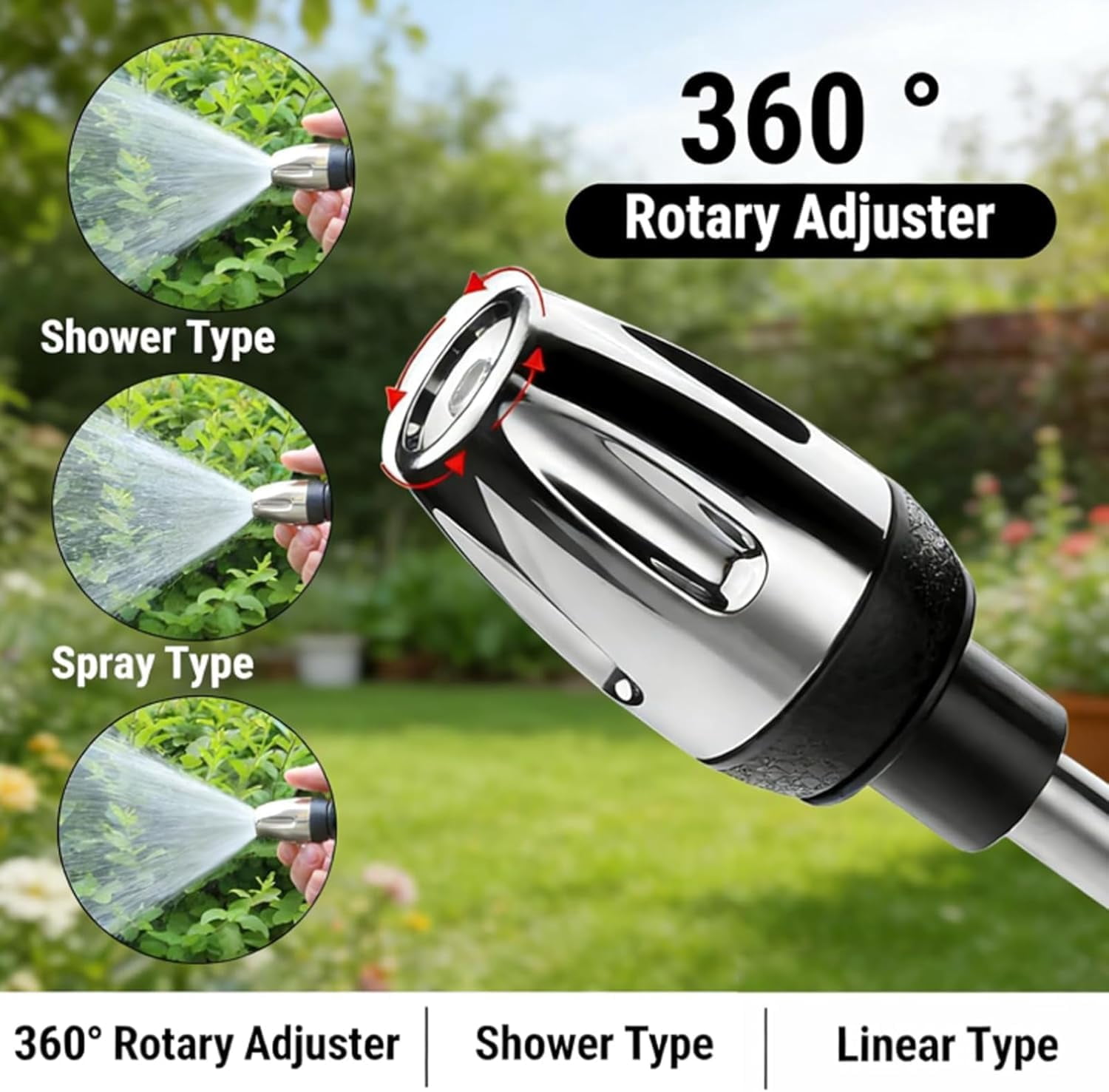 Hose Hawk Pressure Washer, Hosehawk Pro Multi Function High Pressure Hose Nozzle - Professional Water Pressure in a Compact Design, Compact Design, for Car Garden Yard Cleaning (Set,B)