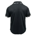 thumbnail image 5 of Xuniizn Mens T Shirts, Solid Color Button Down Short Sleeve Casual Loose Dress Shirts with Pockets, Plus Size Soft Breathable Golf Performance Tees, S-3XL, 5 of 6