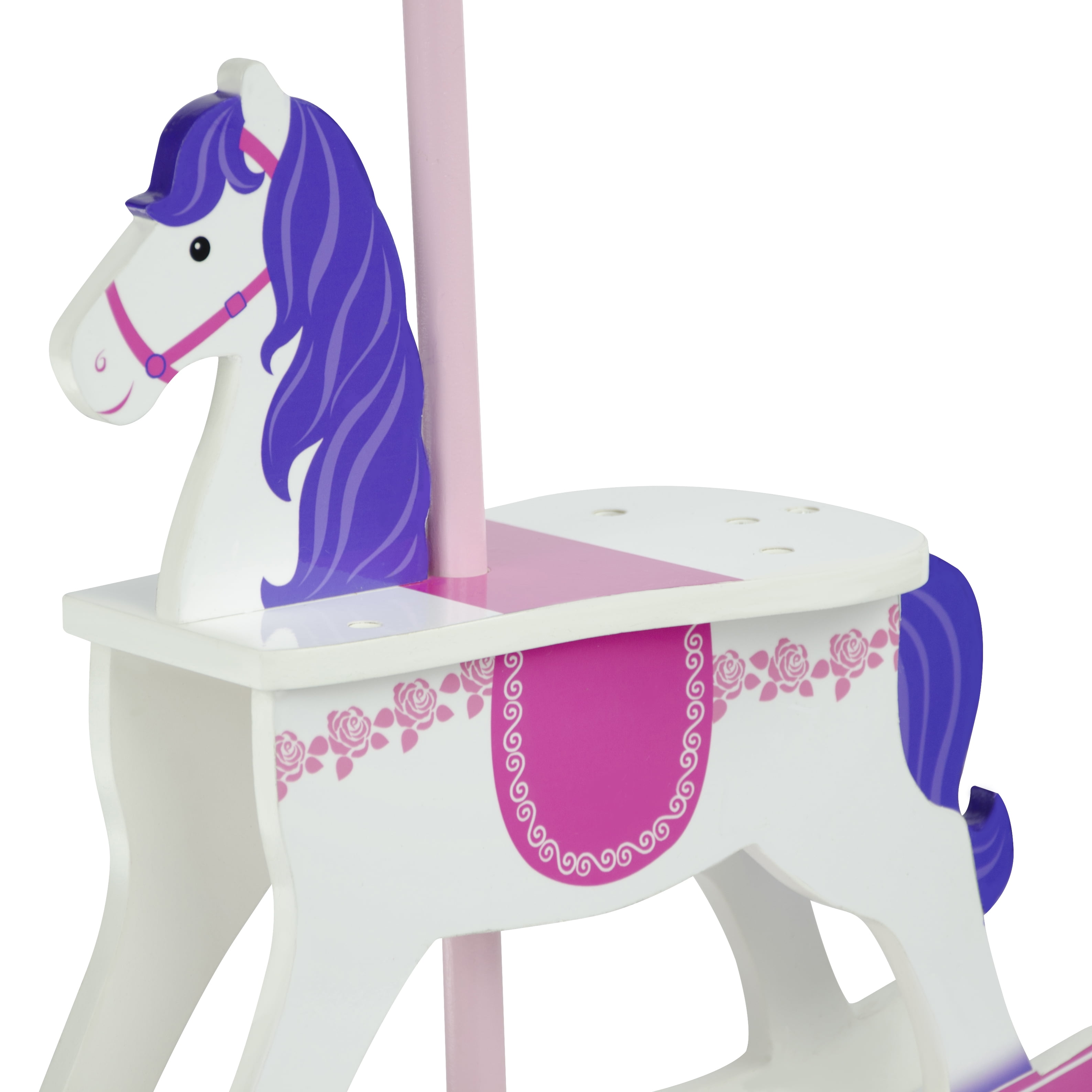 doll on rocking horse
