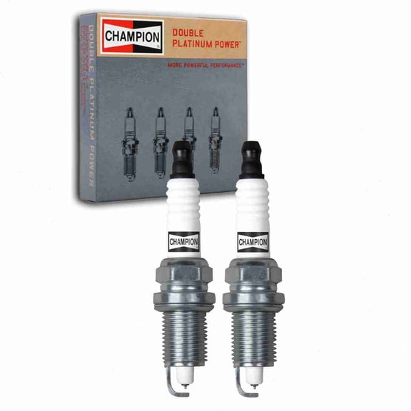 2 pc Champion 7436 Double Platinum Spark Plugs for RC10PLPB4 SP0RC12LC4 Ignition Wire Secondary Fits select: 2001-2005 HONDA CIVIC, 2000-2009 TOYOTA TUNDRA