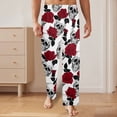 thumbnail image 2 of Men's Sleeping Pajama Pants – Rockin-Rose - Men's Pajamas - S, 2 of 5