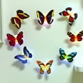 thumbnail image 3 of 3D LED Wall Sticker Light Self-adhesive Butterfly Wall Stickers Night Lights Lamp Wall Decal Wall Light House Decoration, 3 of 8