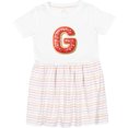 thumbnail image 3 of Inktastic Christmas Cookie Letter G Girls Toddler Dress, 3 of 5
