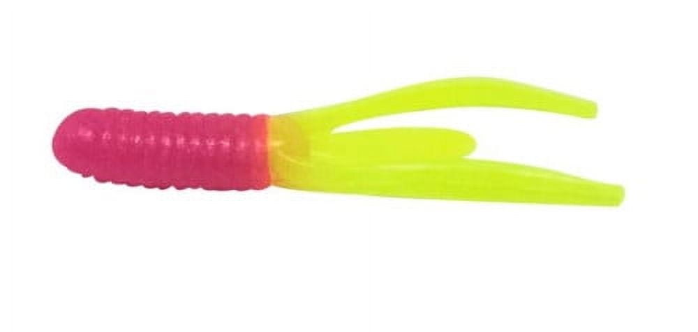 (3 pack) Bonehead Tackle Stump Bug Soft Plastic Crappie Bait - Confetti