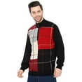 thumbnail image 5 of Turtle Bay New York Men's Casual Color Block Sweater - with Quarter Zip & Long Sleeves, 5 of 6