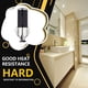 thumbnail image 2 of Dispensador de jabón de acero inoxidable Montaje en pared Soporte de caja de jabón de 500 ml Jabón de baño manual Caja de plástico Accesorios de baño para hotel Negro Inevent HA011286-04B, 2 of 6