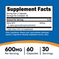 thumbnail image 6 of Nutricost Alpha GPC 600mg, 60 Vegetarian Capsules - Non-GMO Supplement, 300mg Per Capsule, 6 of 6