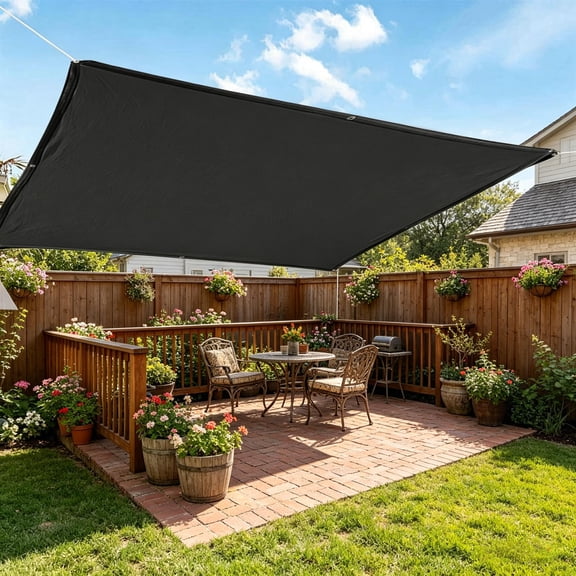 Fence Privacy Screen Balcony Sun Shade Cloth 79' x 79' - Block Shade Fabric for Outdoor Patio, Garden, Backyard,Apartment Railing Cover - Privacy & Wind Reduction