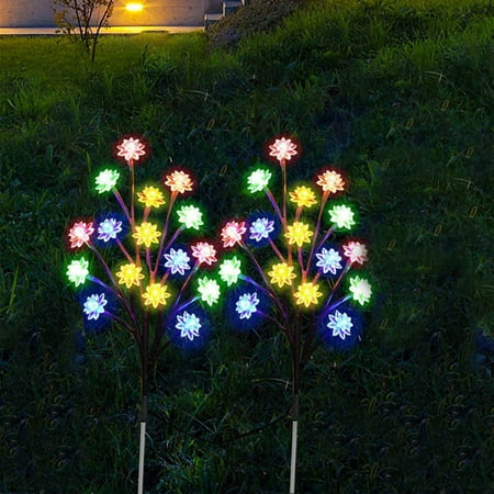 

RnemiTe-amo Solar Five Pointed Sherry Tree Lamp Courtyard Decoration 56LED Star Tree Branch Meadow Lamp