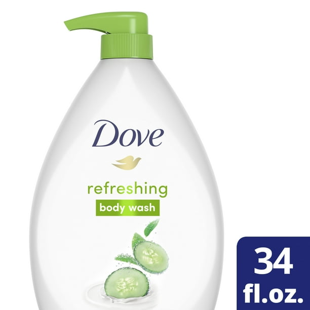 Dove Body Wash With Pump Cucumber And Green Tea 34 Fl Oz 4469